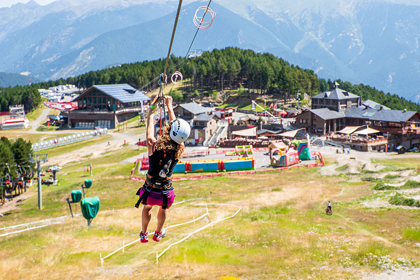 Atividades de verão e BTT em Pal Arinsal, Andorra