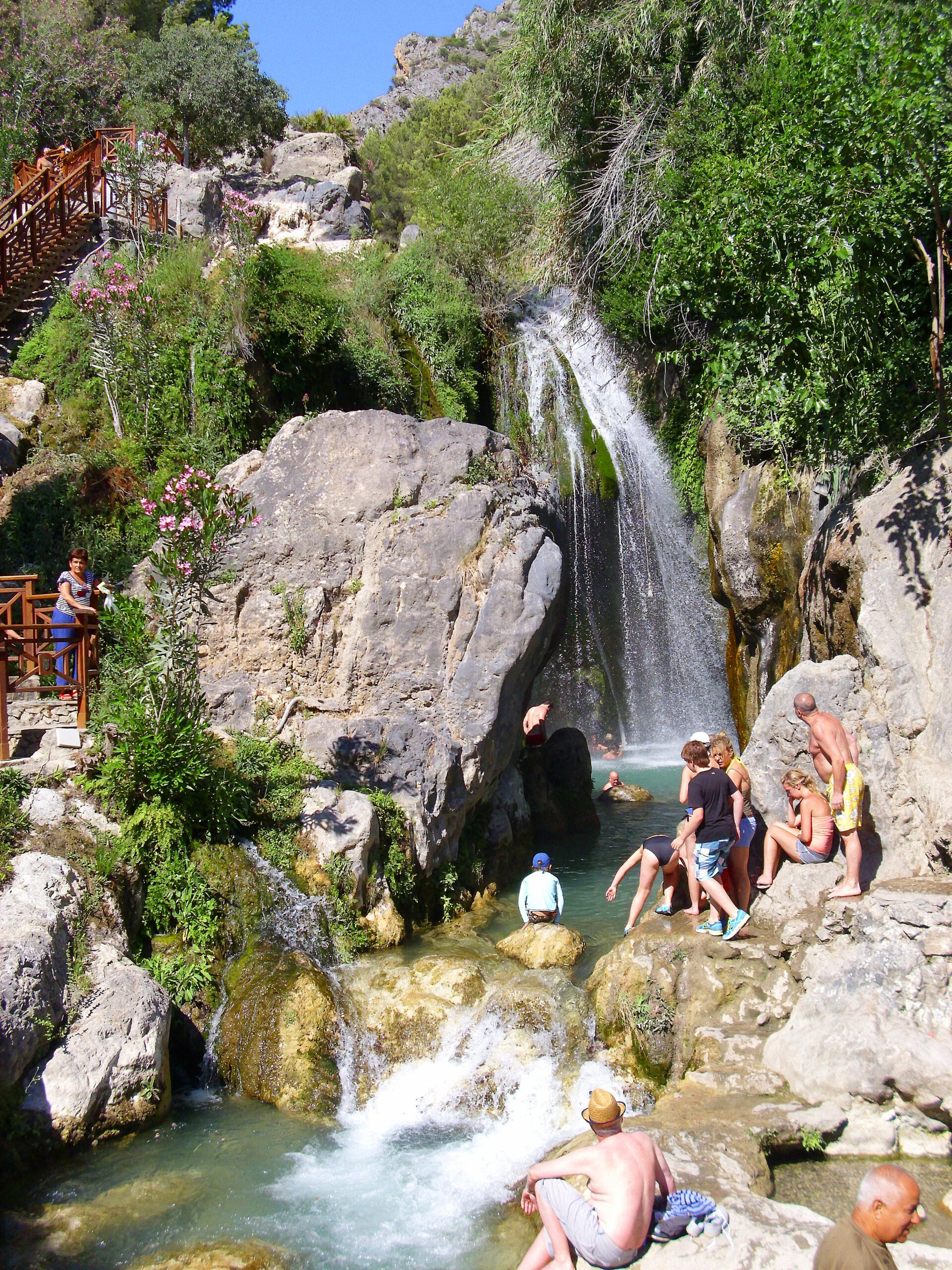Fonts de l'Algar perto de Altea, cascatas naturais na Costa Blanca