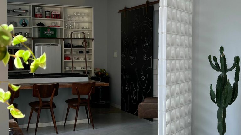 Interior de um apartamento moderno