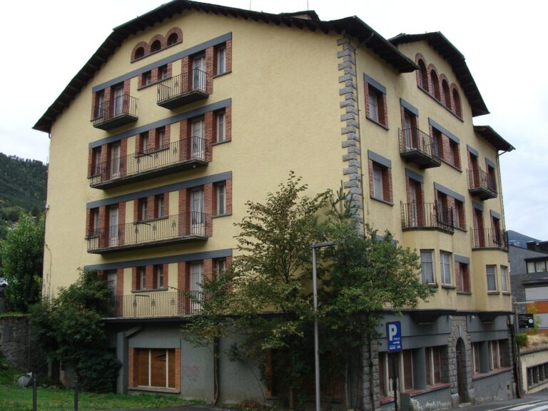 Edifício do Hotel Casamanya em Ordino