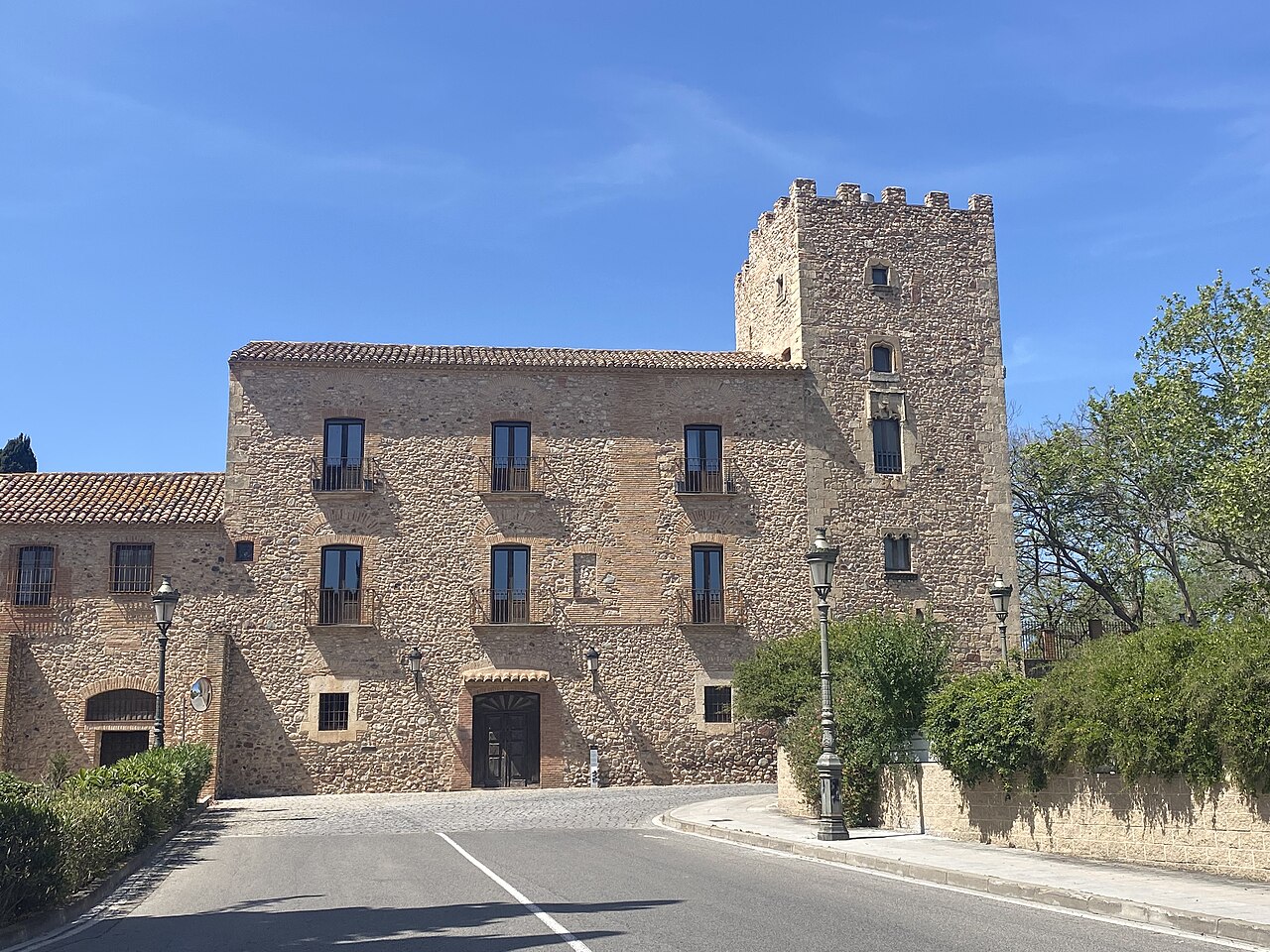 Exterior do castelo de Vilafortuny, no município de Cambrils