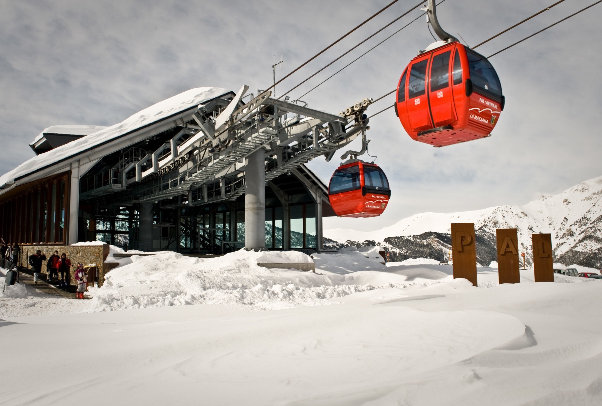 Pal Arinsal in winter, Andorra