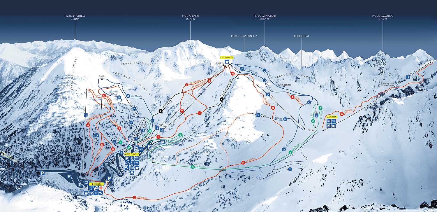 Pistas de Ordino Arcalís, Andorra
